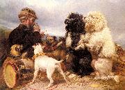 Richard ansdell,R.A. The Lucky Dogs painting